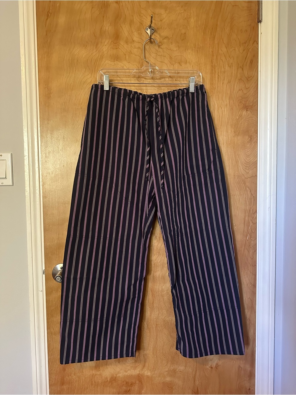 Luna pant in striped cotton poplin Pants - XS